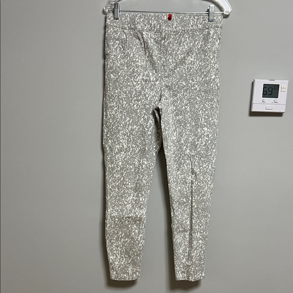 SPANX Speckled Grey Jean-ish Ankle‎ Leggings 20018R. Size Large